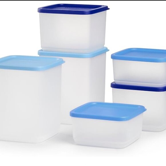 Tupperware Cubix 12 Piece Food Storage Container Set - Picture 1 of 5